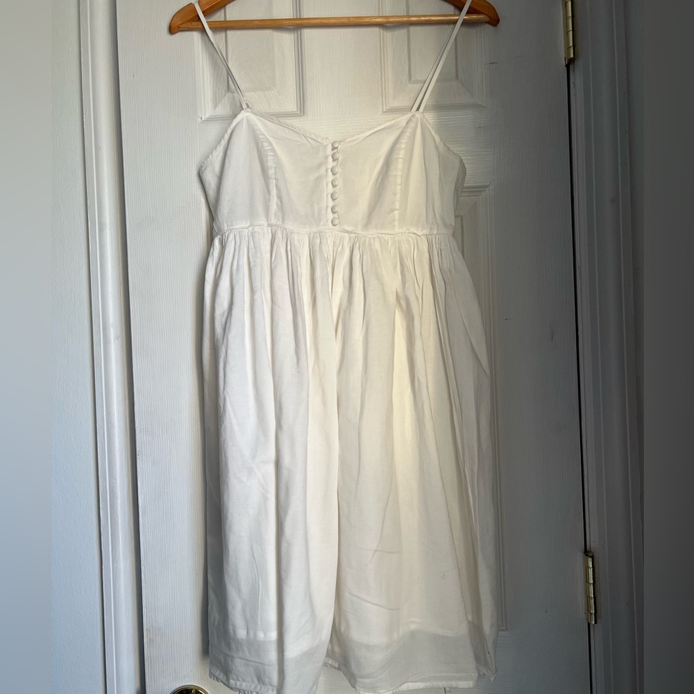 White light cotton sundress